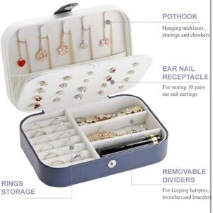 New Blue and White Jewelry Organizer Box